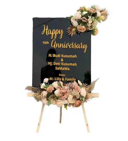Papan Bunga Akrilik Junjung Sirih