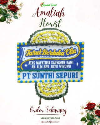 Papan Bunga Duka di Junjung Sirih
